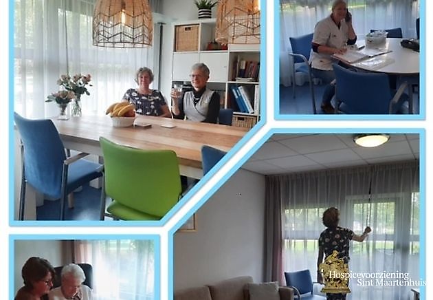 K6 schenkt nieuwe vitrages Hospice Sint Maartenhuis Winschoten